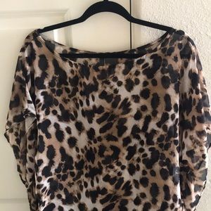 ⛱Animal-print Swimsuit Coverup⛱